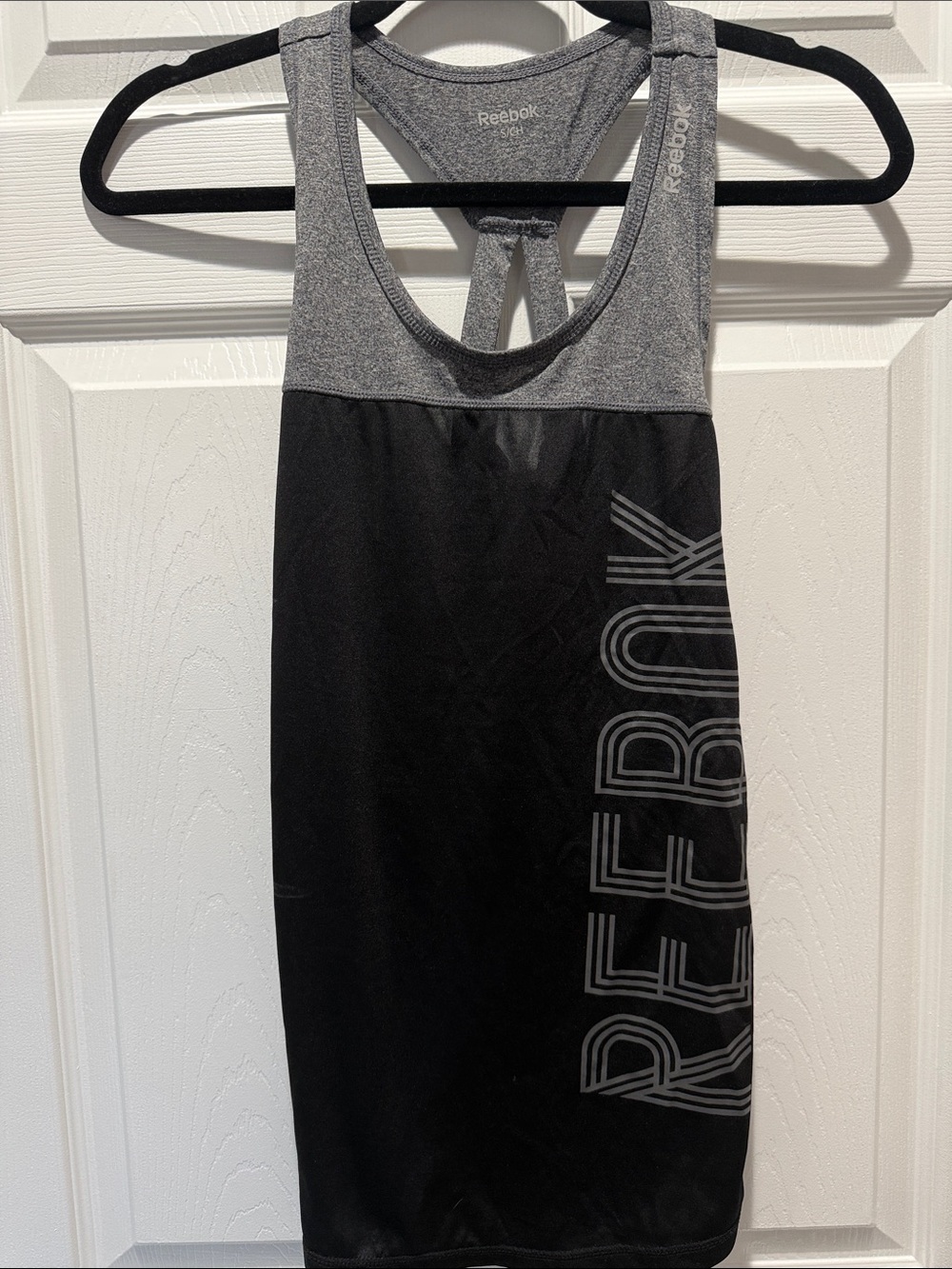 Reebok Gray Racerback Workout Tank